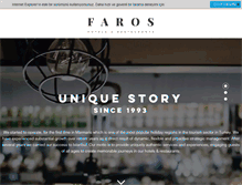 Tablet Screenshot of faros.com.tr